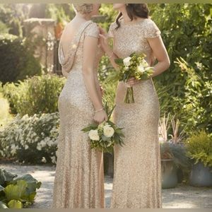 Sorella Vita Gold Sequin Dress